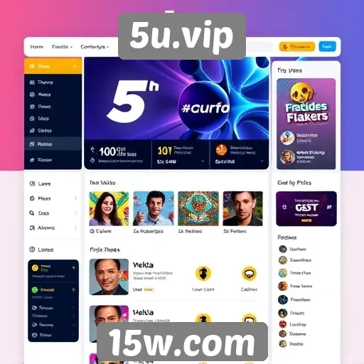 Análise da interface do site 5u.vip para jogadores